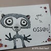 motivational lemur - original aceo