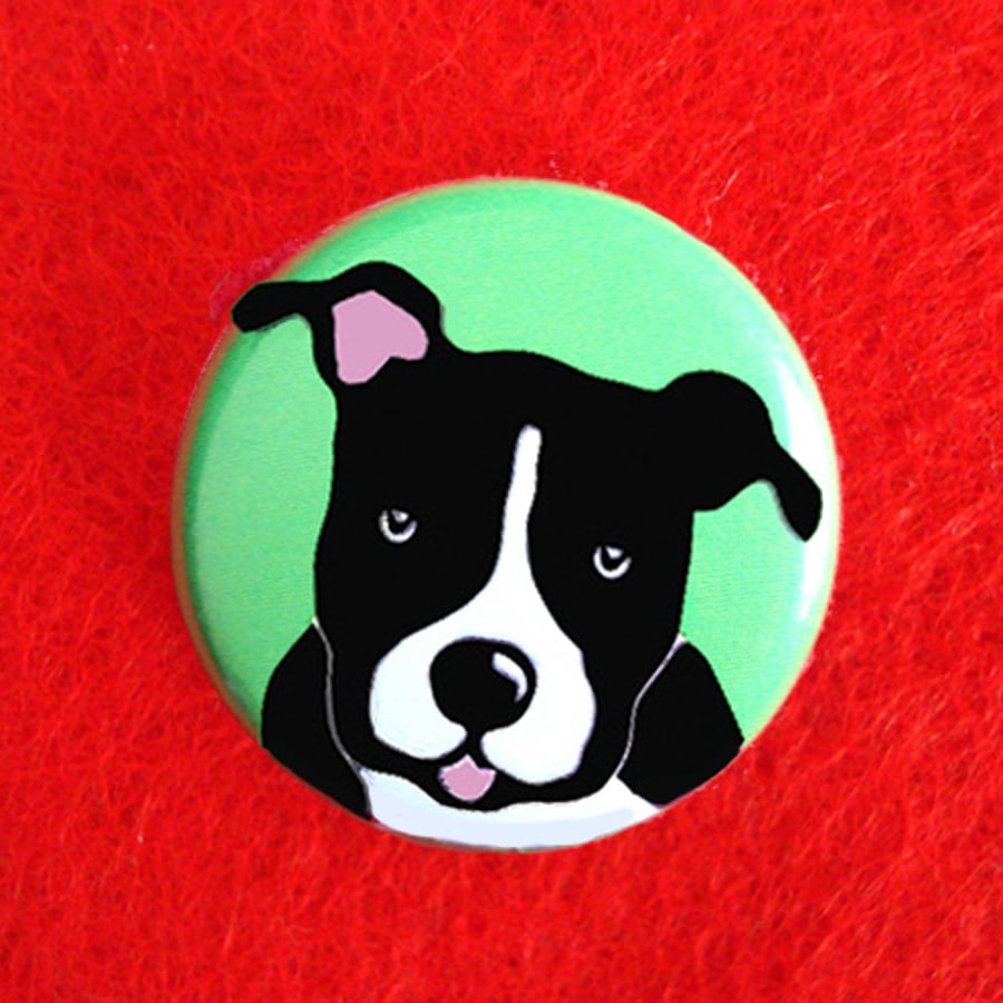 Staffordshire Bull Terrier Badge