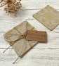 Hand Printed Linen Coaster Set - Image 2