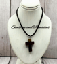 Handcrafted Tiger's Eye Cross Necklace – Simple Faith, Timeless Style