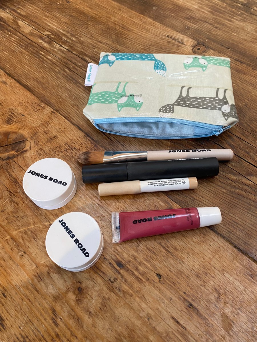 Oil Cloth Make Up Bag (766)