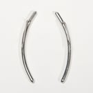 Silver Wire Hook Earrings for Pierced Ears
