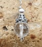 Small clear quartz cone pendant necklace. April Birthstone - Image 2