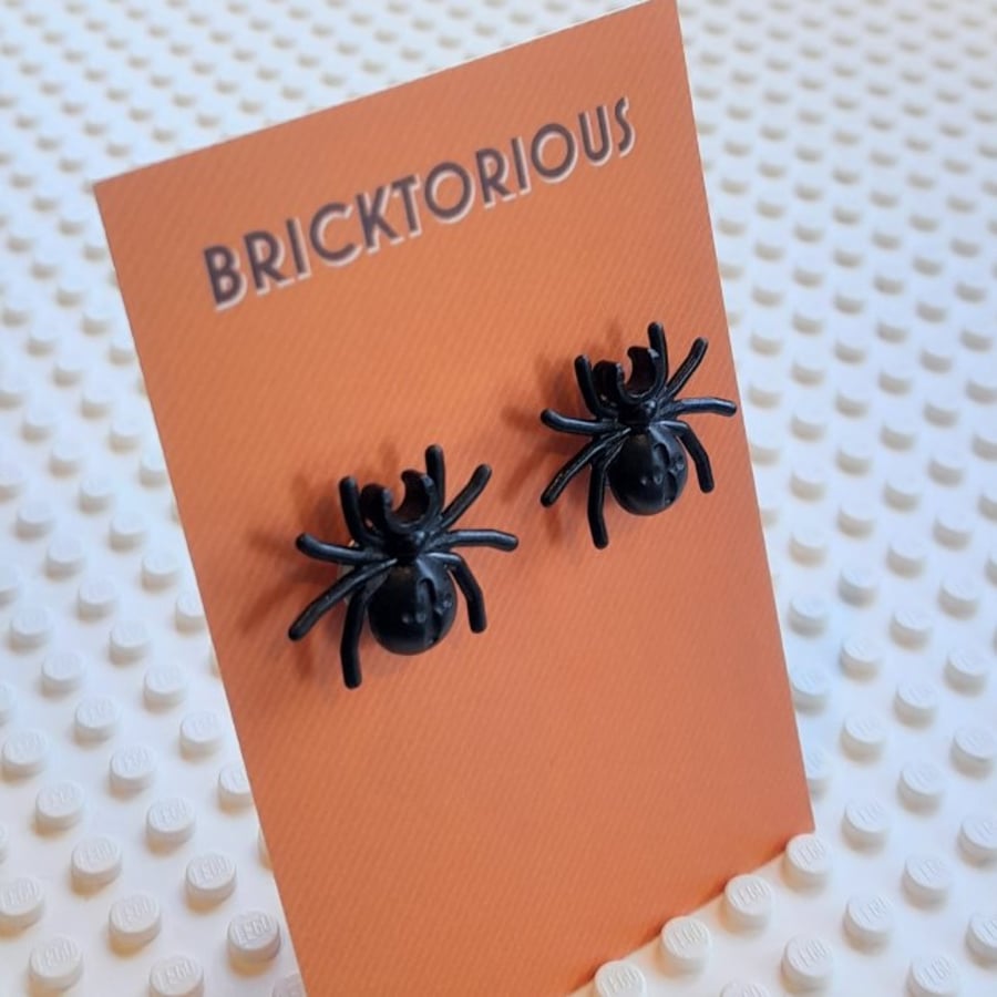 Lego Spider Stud Earrings