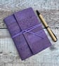 Cork A6 Journal Notebook in Lavender Purple - Image 1