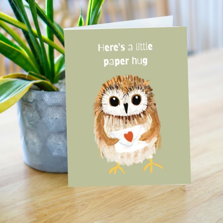Owl card Blank card cute card all occassions