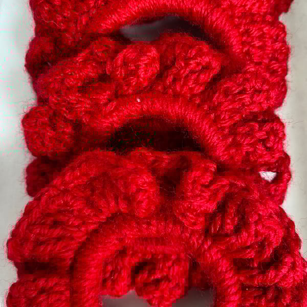 Red Hair Scrunchie (school uniform collection)