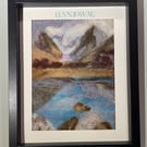 Llyn Idwal, Snowdonia – Hand-Felted Merino Wool Landscape (Original Textile Art)