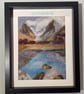 Llyn Idwal, Snowdonia – Hand-Felted Merino Wool Landscape (Original Textile Art)
