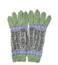  Gloves with cat hand knitted in merino wool, handmade gloves, cat lover gift - Image 2