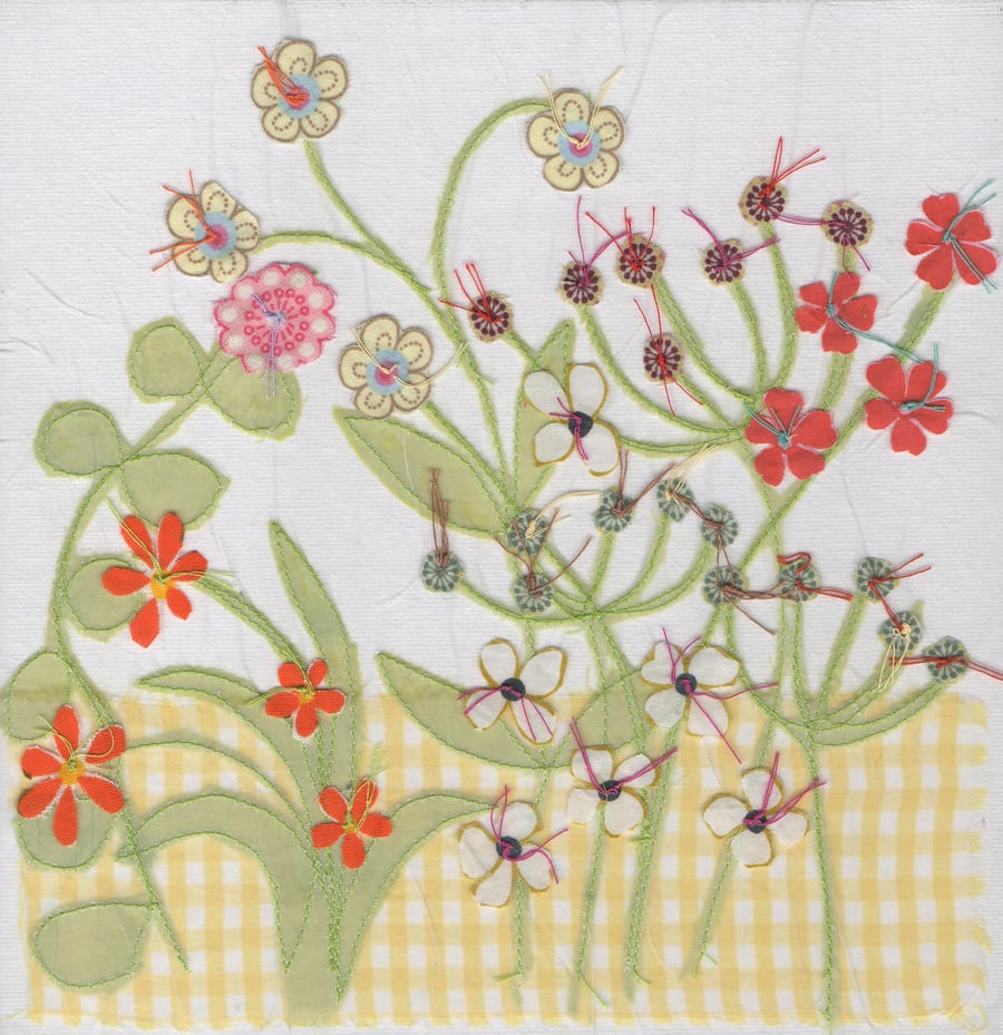 Get well Flower Garden card