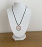 Pretty Floral Shabby Chic Pendant Necklace. Design 1