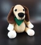 Crochet Dog Plush Toy: Handmade Stuffed Puppy Gift