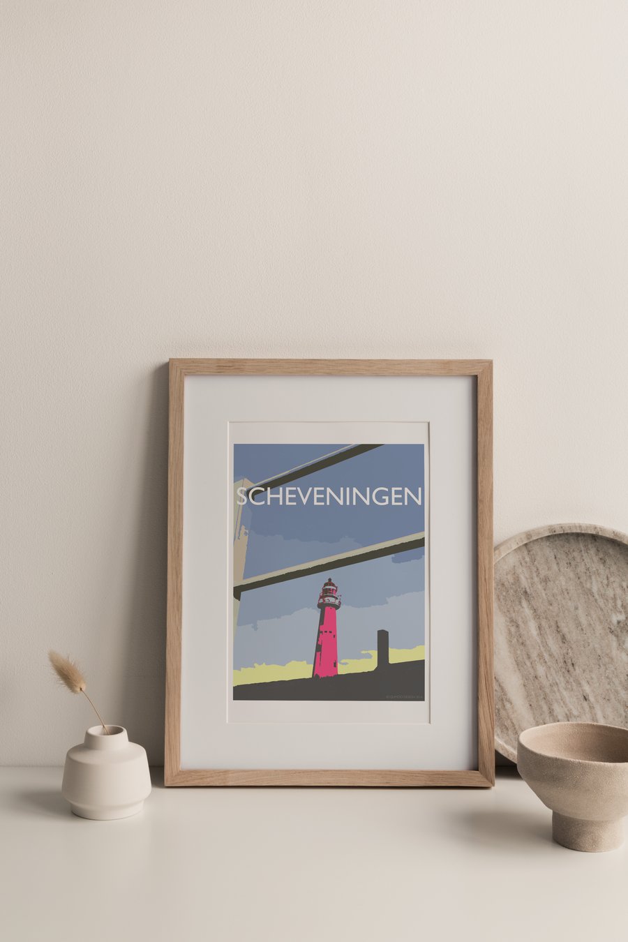 Scheveningen, The Netherlands Giclee Travel Print (unframed)