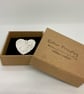 Silver Heart-handcrafted pendant-nature inspired branch texture-Silver Birch - Image 3