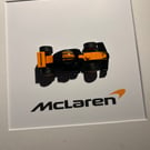 Formula One - Framed mini McLaren F1 car