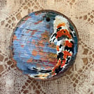 Koi carp - Hand-painted hanging artwork