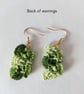 Leaf Vine Crocheted Earrings with Gold-plated Hooks - Image 4