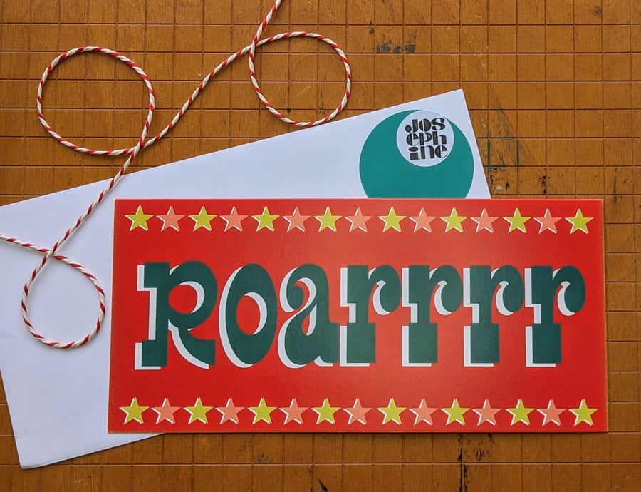 Roar Circus card