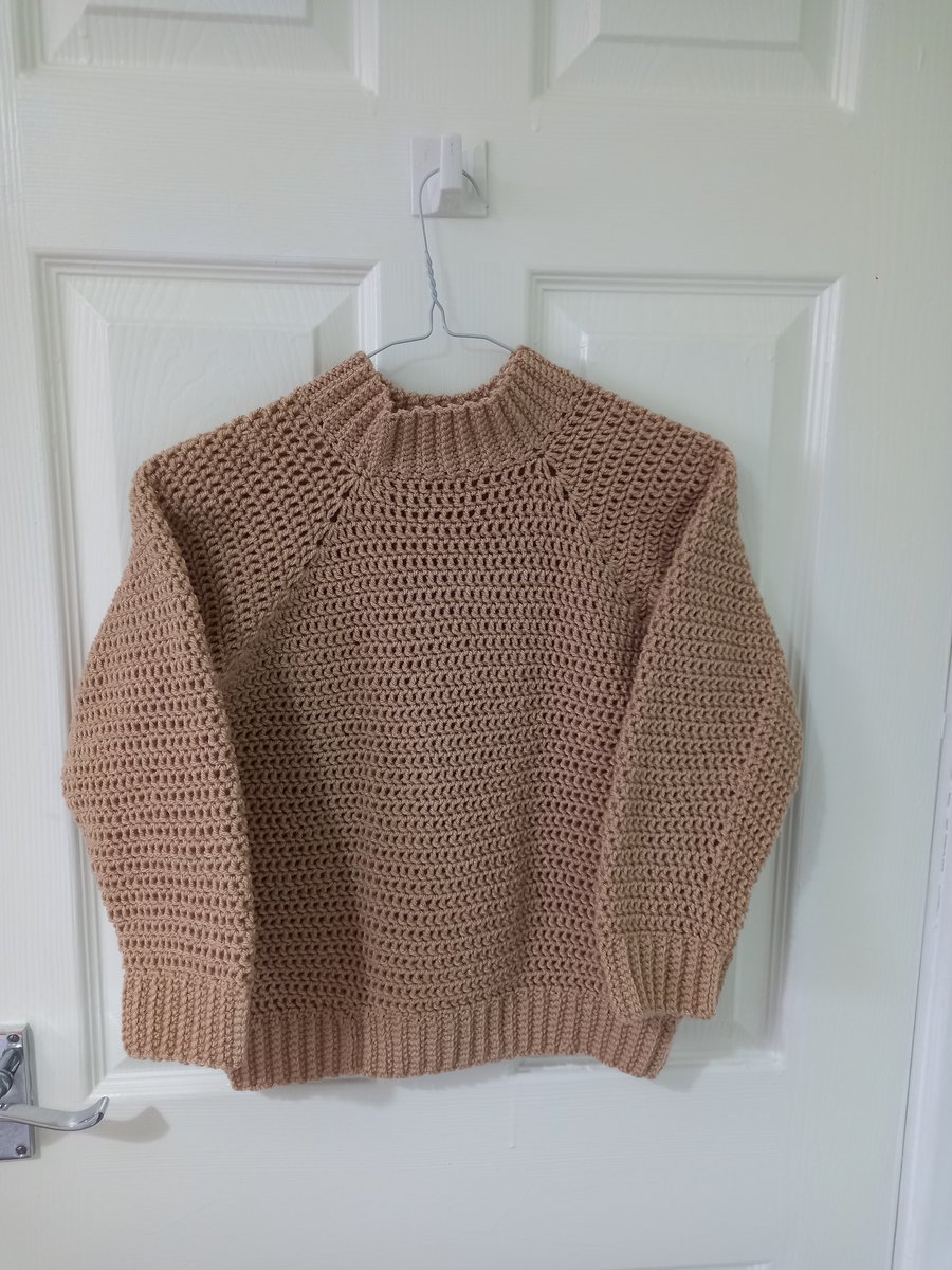 Handmade crochet jumper Folksy