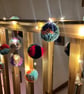 3 metres LED string lights, pompom fairy lights, pompom garland