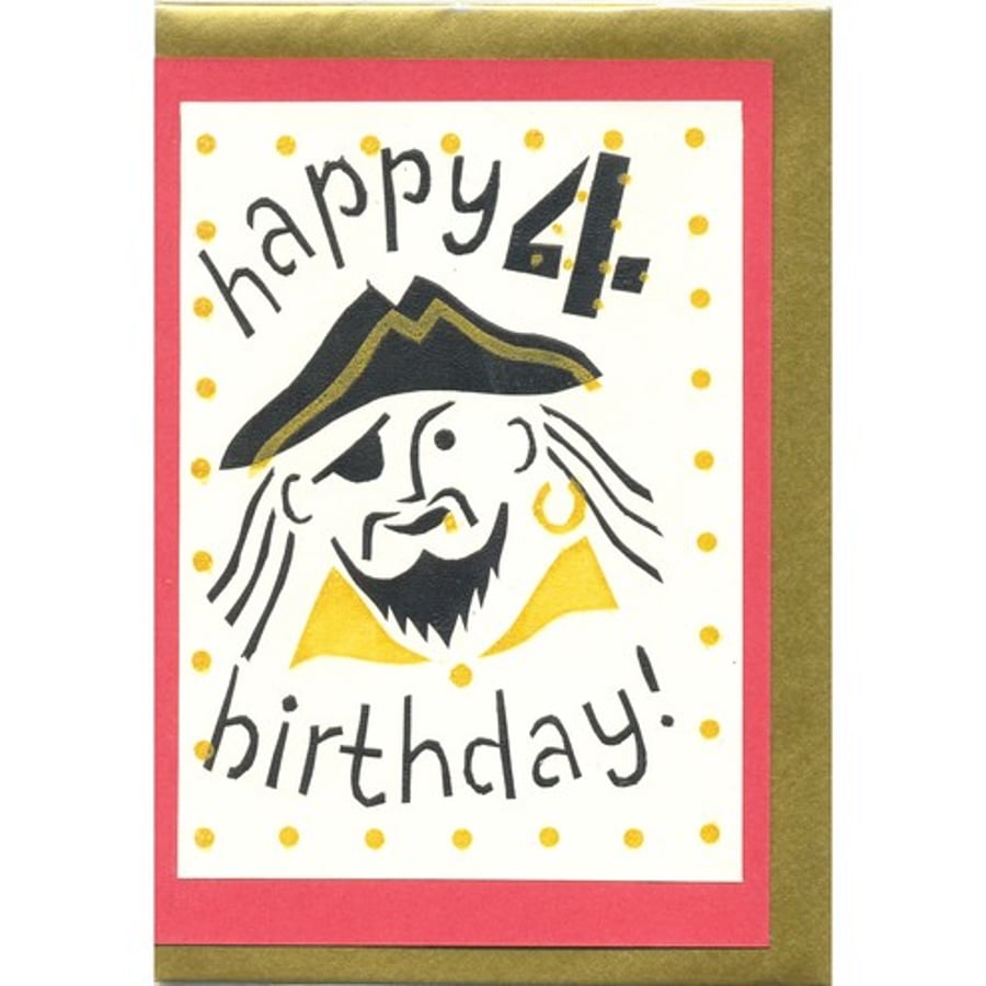 happy 4th birthday, pirate