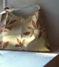 Soft fabric shoulder bag with machine embroidered beetle - Image 5