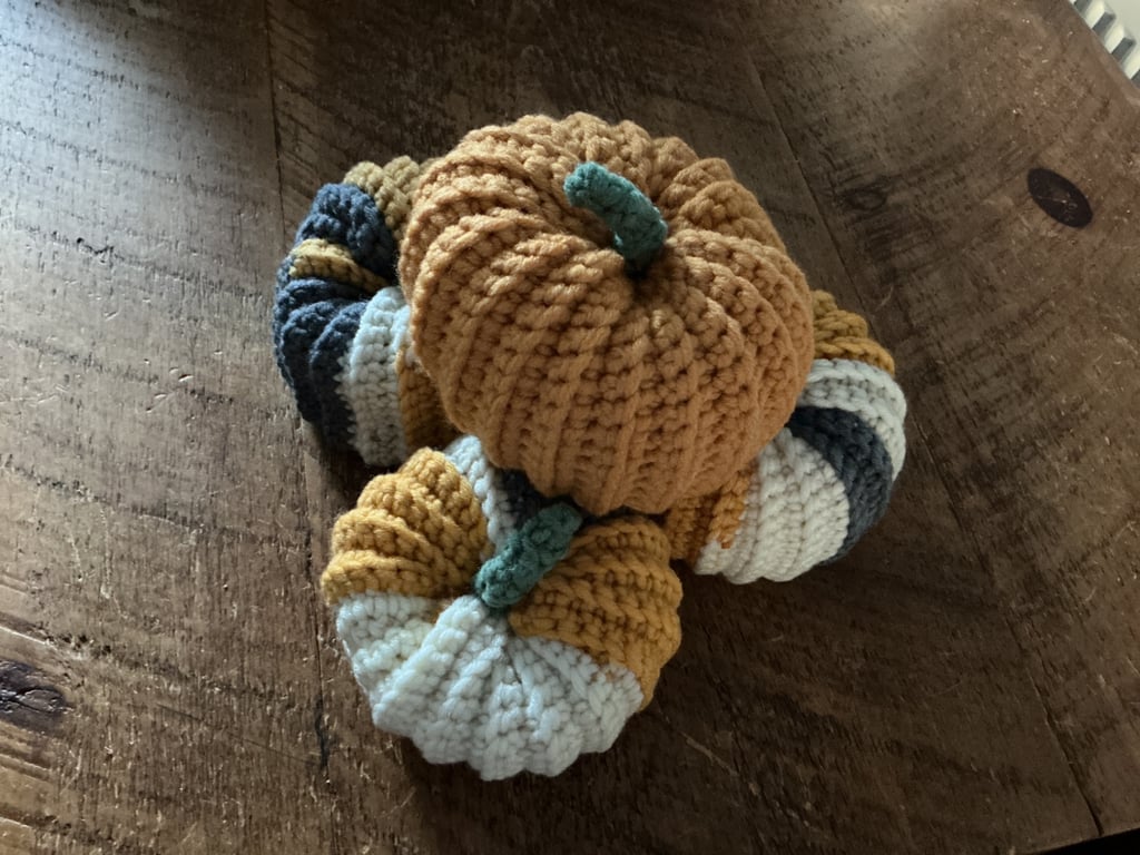 Crotchet pumpkin