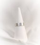 Wide sterling silver band - Image 1