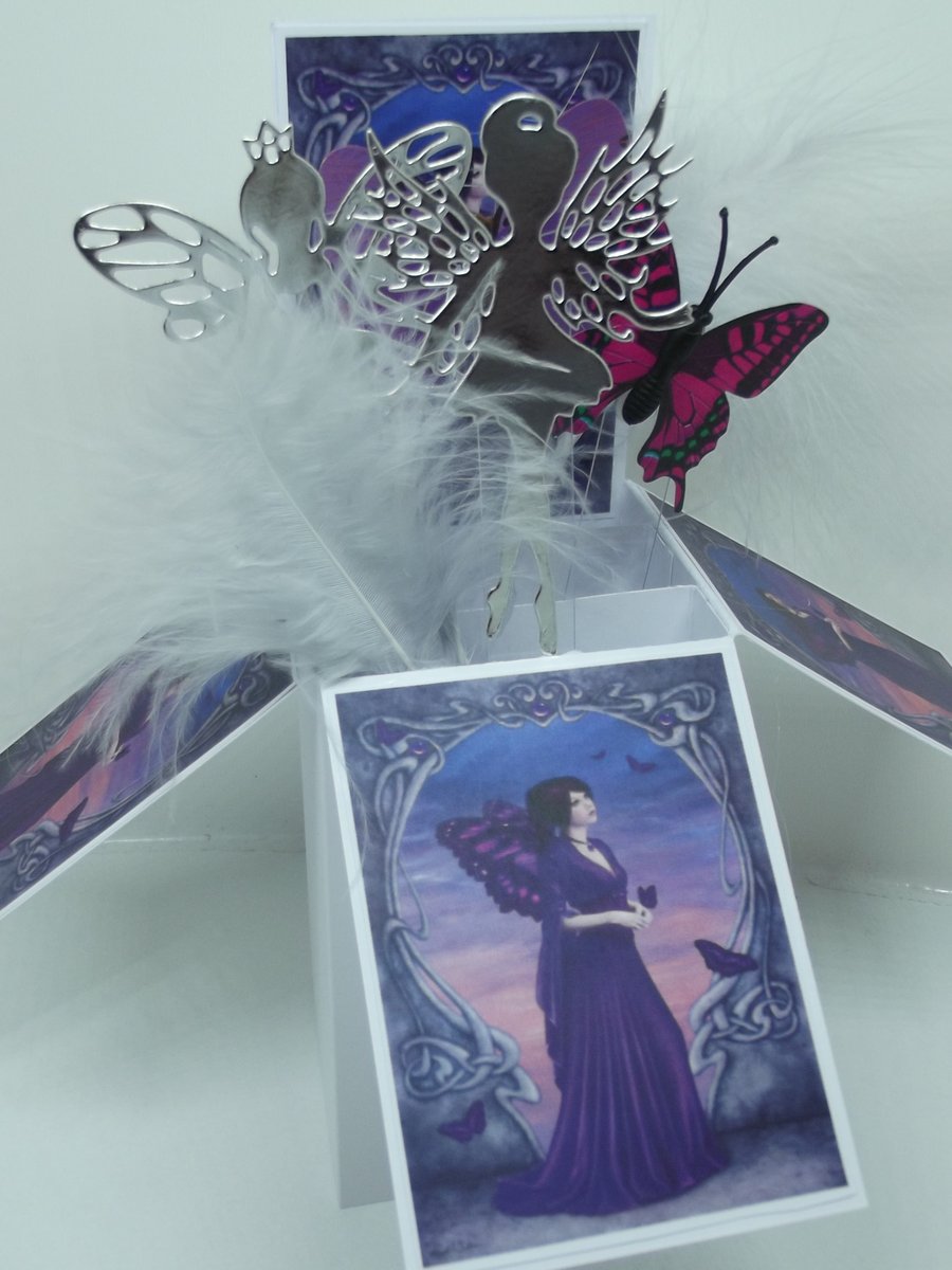 Ladies Birthday Card With Fairies