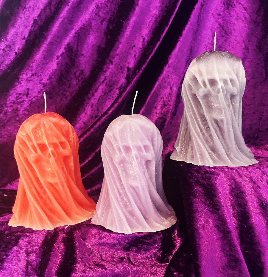 Vailed Death Grim Reaper Gothic Scented Candle 