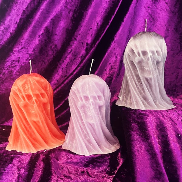 Vailed Death Grim Reaper Gothic Scented Candle 