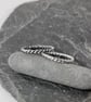 Sterling silver twist ring stacking ring