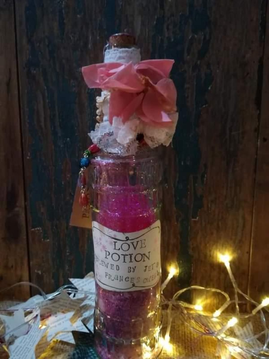 Practical Magic inspired Love Potion, prop bott... - Folksy