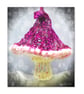 Handmade Pink Toadstool Christmas Decoration - Image 2