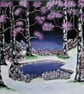 Snow Lit Forest - Image 1