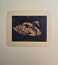 Original Hand-painted Bleach Animal Art - Swan - Image 5