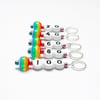 Number Stitch Marker - Rainbow Cast On Numbered Counting Crochet Stitch Marker, 