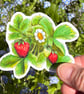 Strawberry Plant Sticker - Image 1