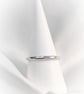 Simple silver polished band ring - Image 1