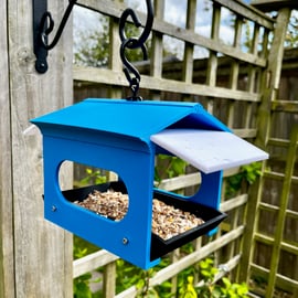 Modern Colourful Bird Feeder - Hanging or Mounted design