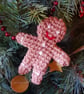 Gingerbread Man & Woman Tree Decoration - Image 5