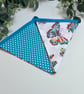 Handmade Fabric Bunting 7 Flags Butterfly, Gingham & Polka Dots - Image 5