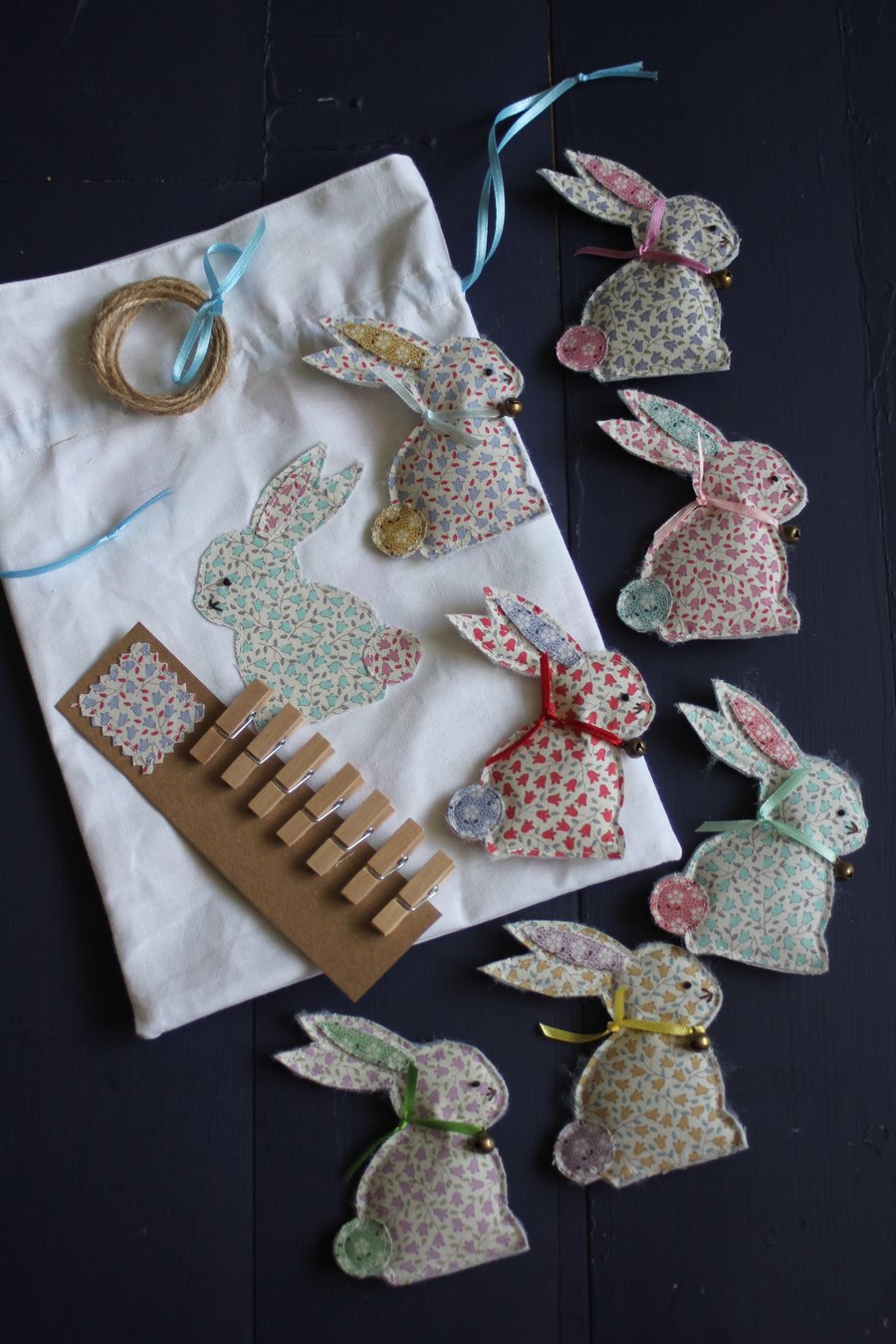 Easter bunny garland