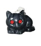 Witch's Familiar Cat Sculpture — Quartz & White Howlite Blessing - Image 2
