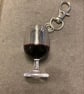 Wine Glass Acrylic Keyring - Image 2