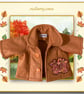 Pumpkin Spice Tailored Jacket Embroidered with a Pumpkin - Image 1