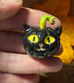 Kitkin small ceramic cat pumpkin decoration - Image 5