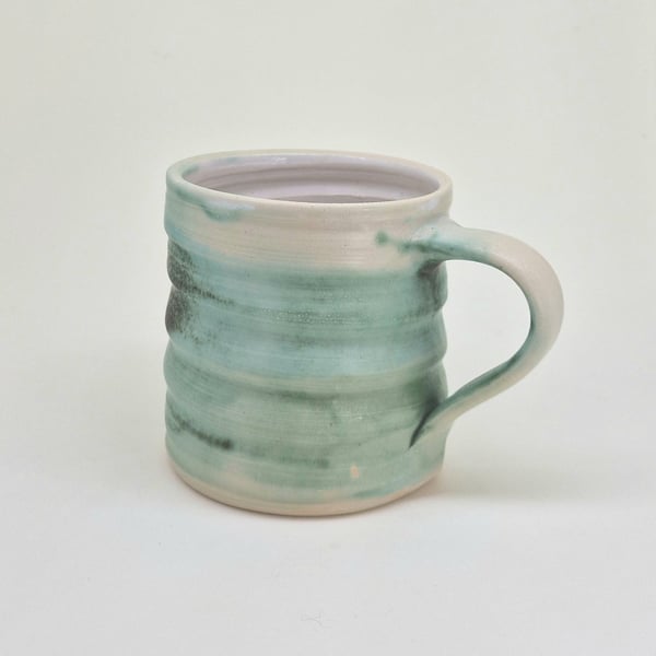 Teal Hand-Thrown Stoneware Mug 57