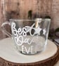 Best Dad Ever Glass Mug, Fathers Day Gift for Dad, Dad Birthday Present, Coffee - Image 2